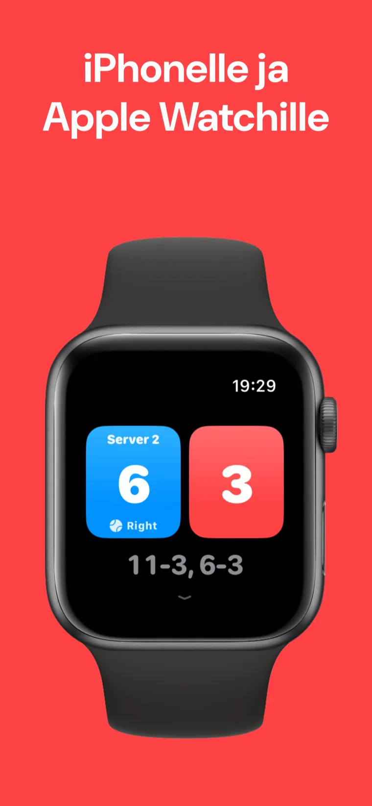 iPhonelle ja Apple Watchille — Pickleball Pisteet Apple Watchissa: Pikapeli, Mukauta ottelua ja Historia